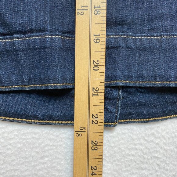 Levi's Trucker Denim Jean Jacket Women's M Dark Blue Stretch - Picture 10 of 11